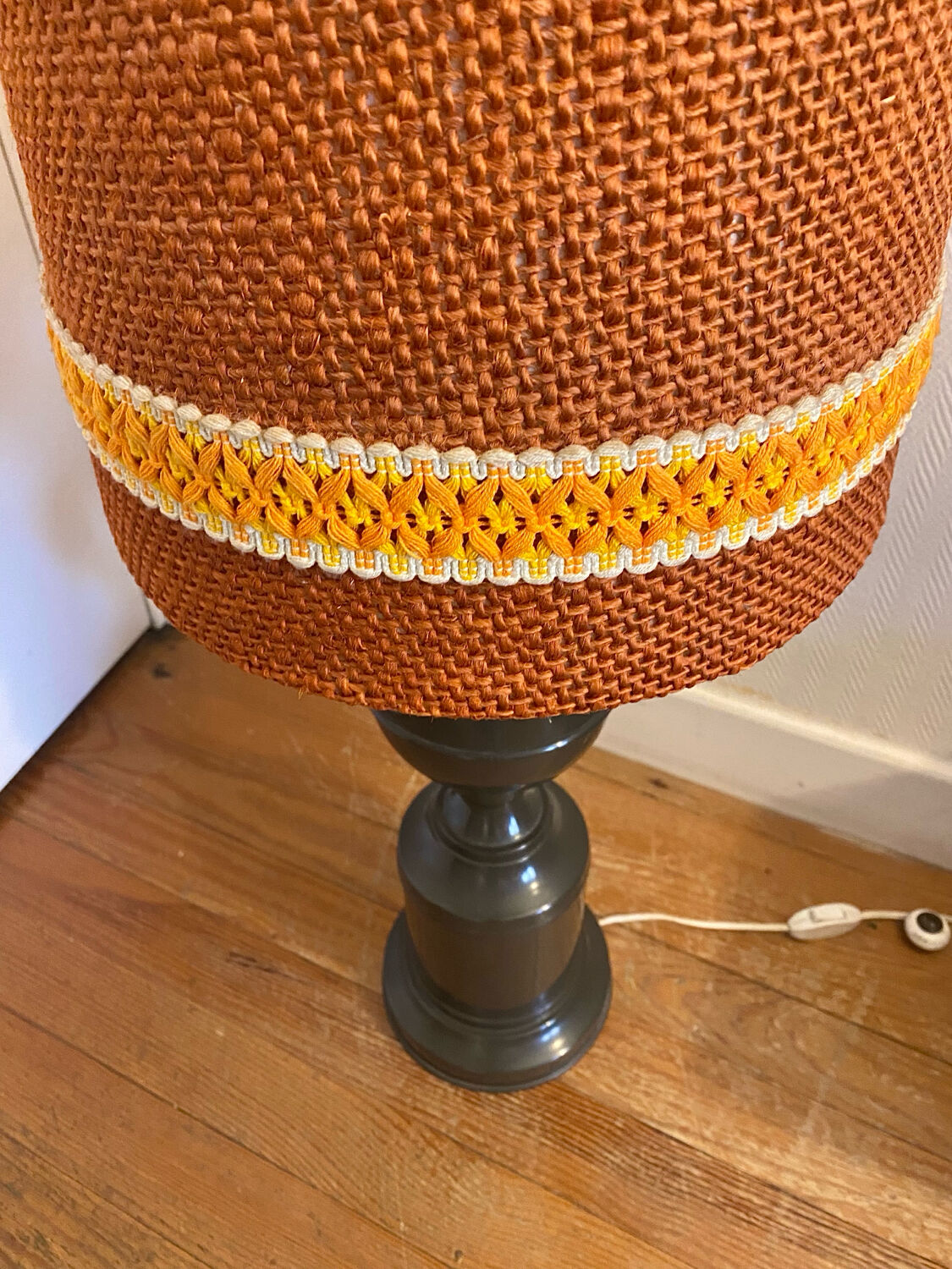 Large vintage lamp from the 70s