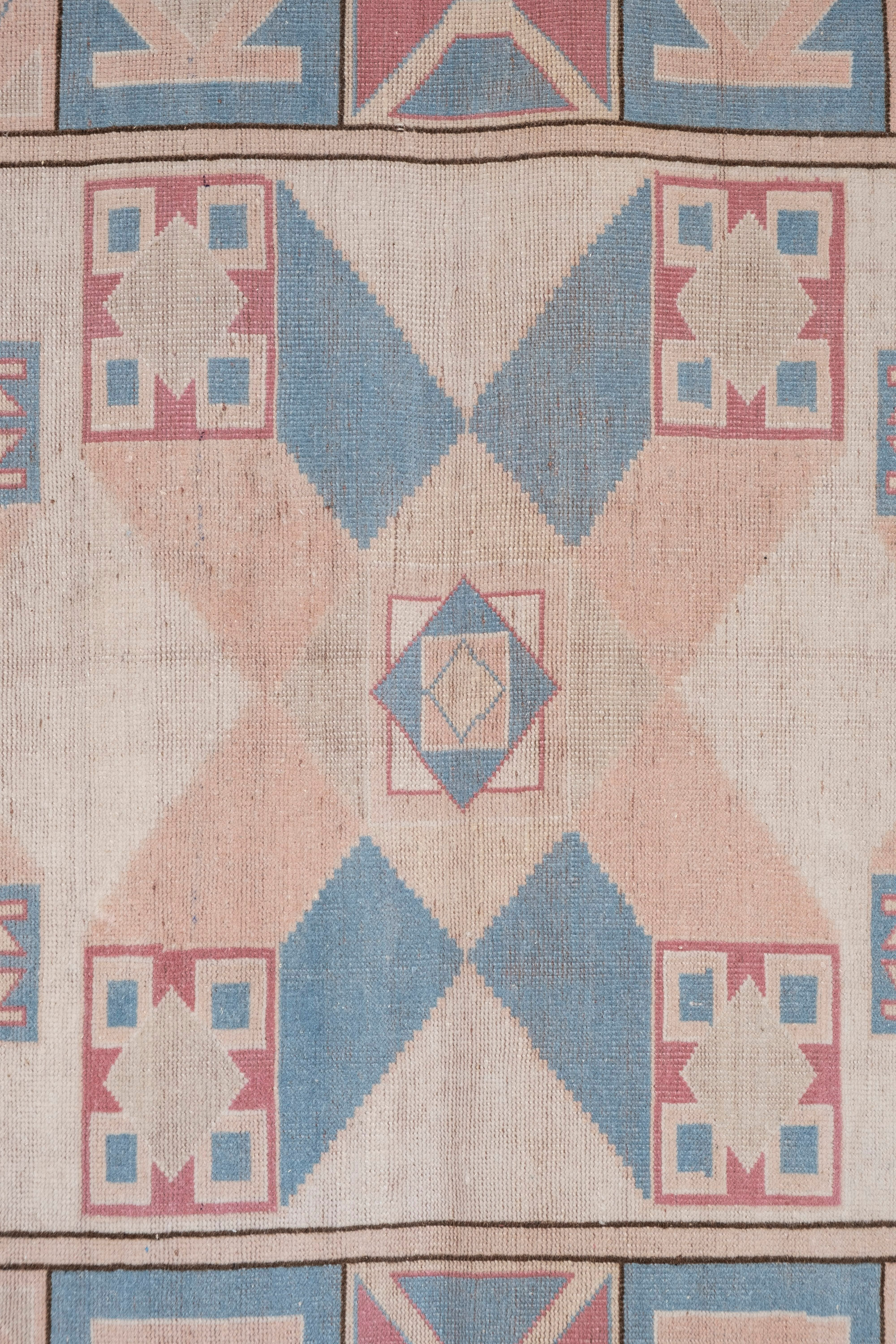 Vintage Handwoven Turkish Oushak Carpet, 1970s 175 x 252 cm