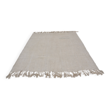 White Vintage Handmade Turkish Hemp