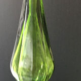 Italian carafe green glass