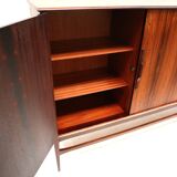 Buffet haut / buffet haut vintage en palissandre de haute qualité fabriqué dans les années 60