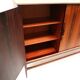 High quality vintage rosewood highboard / high sideboard made in the 60s