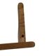 Vintage book shelf wall rack 1970s wood minimalist design