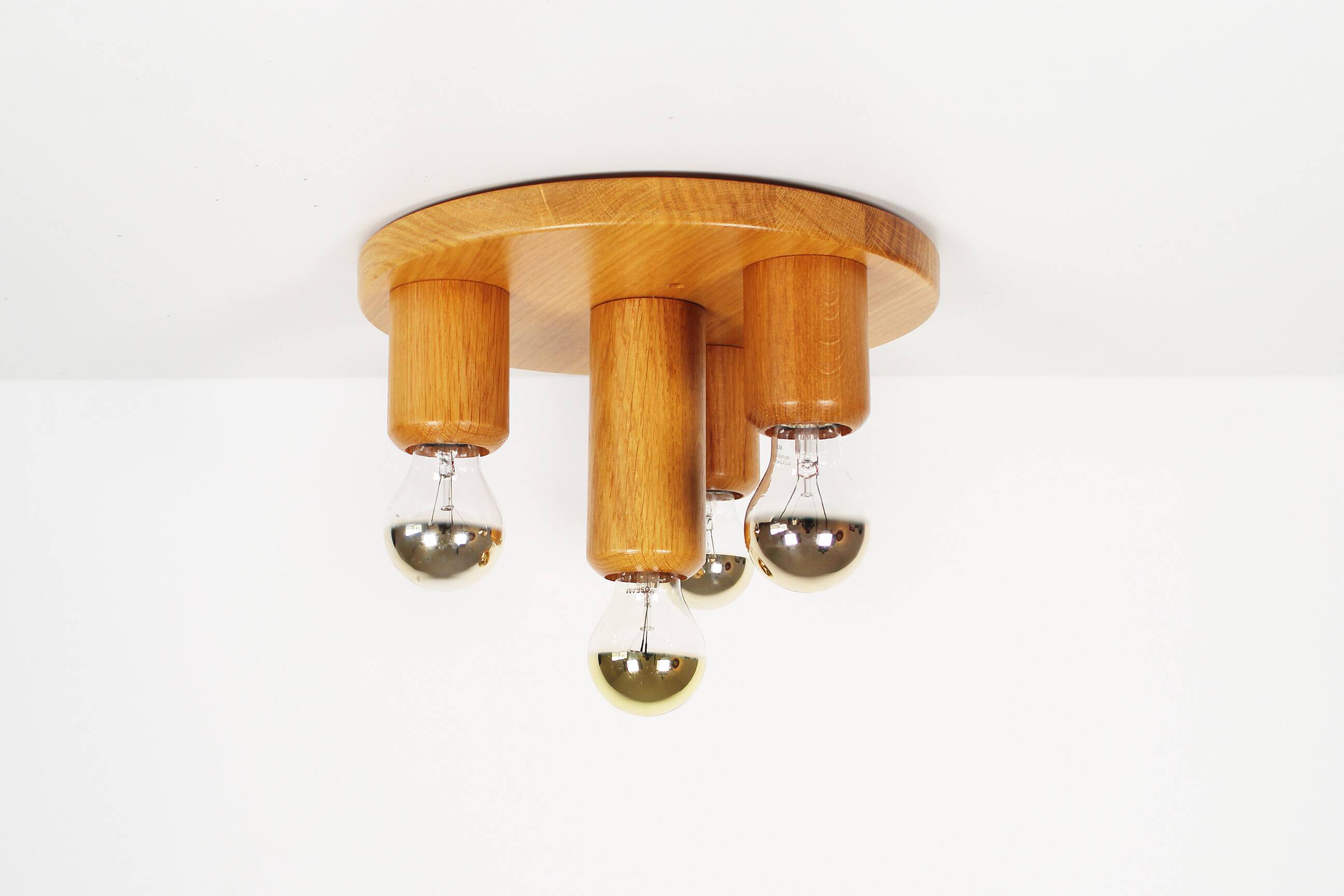 Vintage 1970's old stock 'Japandi' style ceiling light
