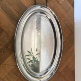 Stainless steel and pewter serving dish Jean Couzon