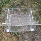 Vintage plexiglass coffee table
