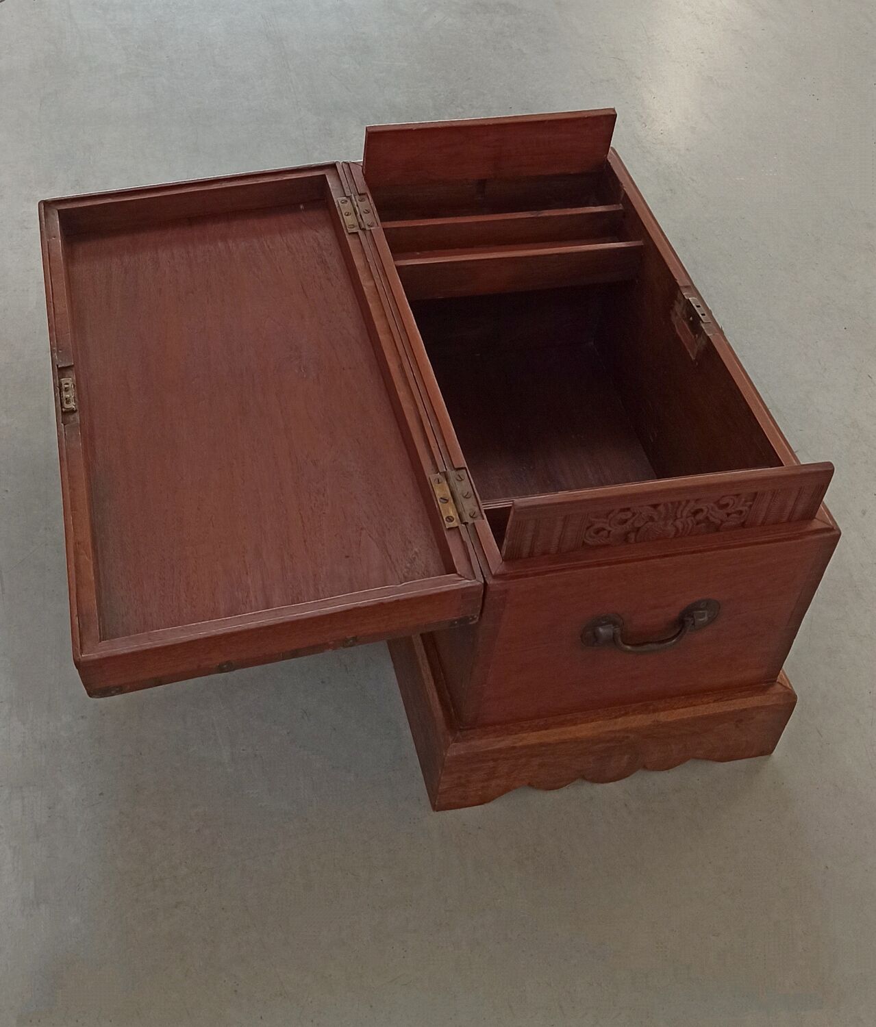 Vintage chest in exotic wood