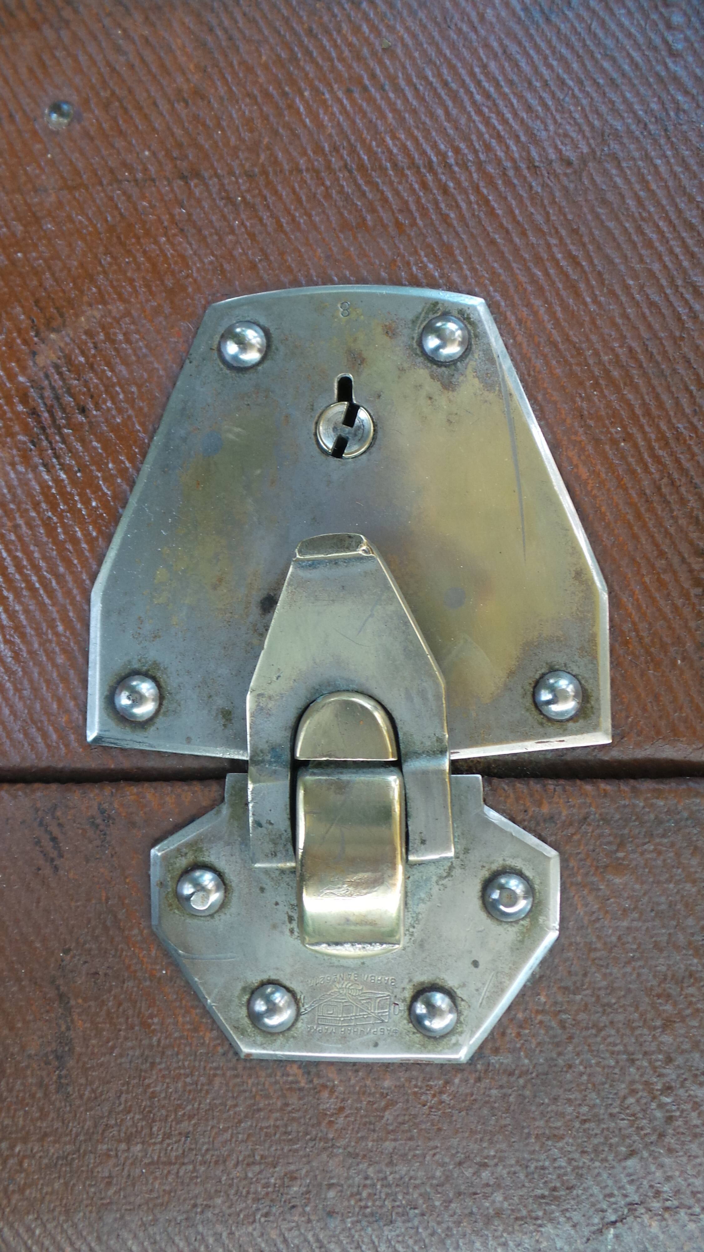 Trunk chest travel russian old