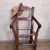 Old country folk art armchair