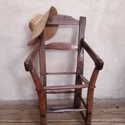 Fauteuil art populaire ancien campagne