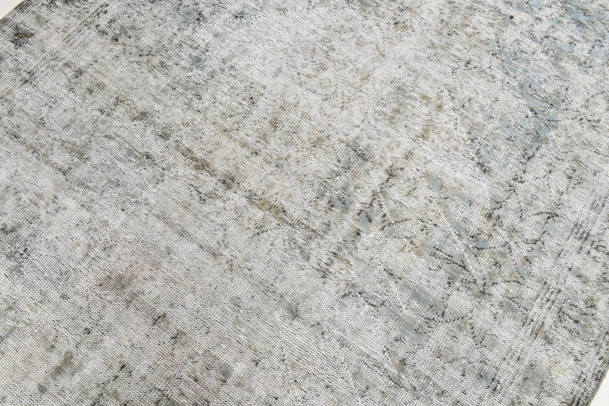 Classic gray & blue vintage rug 300x199cm