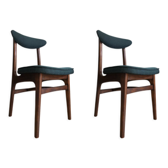 Mid-century dining chairs by Rajmund Teofil Halas, 1960s, set of two