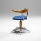 Chaise pivotante, Italie, années 1980