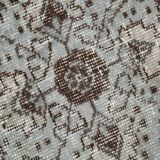 3x9 Rug For Kitchen Gray Vintage Runner Rug, 82x266Cm SK 3397