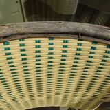 4 vintage bistrot de Paris rattan chairs