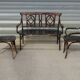 Baumann salon, armchair, bench and bistro chair