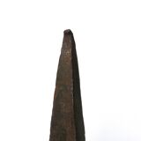 Impressive wrought iron candlestick by Leopold Gest, 1950s.