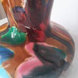 Vallauris ceramic vase signed Ricard