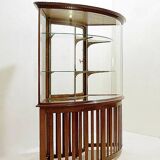 Large curved Showcase Cabinet - 1940s