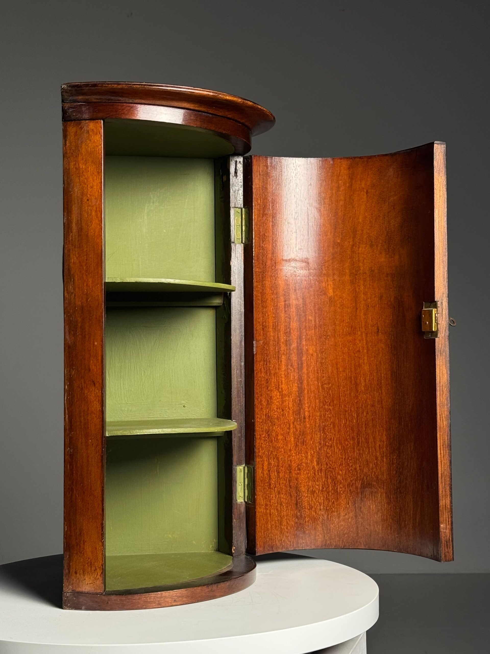Mahogany wall cabinet 19th century