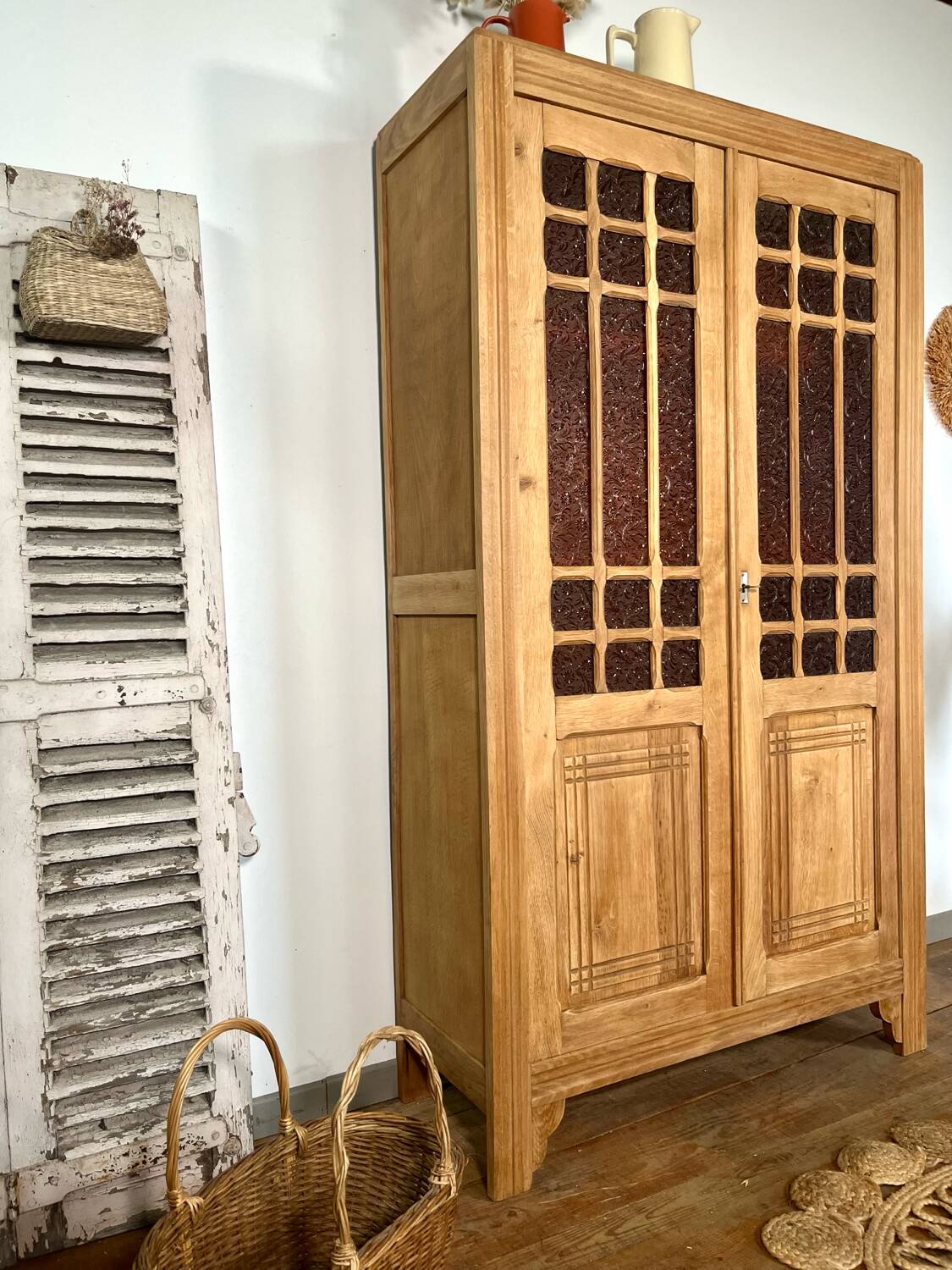 Parisian glass cabinet