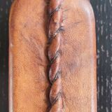 Carafe covered with leather