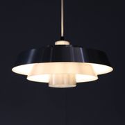 1970s Aluminium Pendant "NOVA " by Jo Hammerborg for Fog & Mørup, Denmark