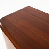 Walnut highboard 70's scandinavian design
