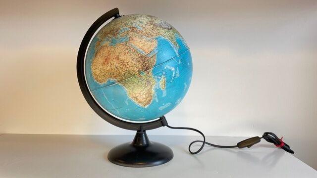 Luminous globe made in italy vintage