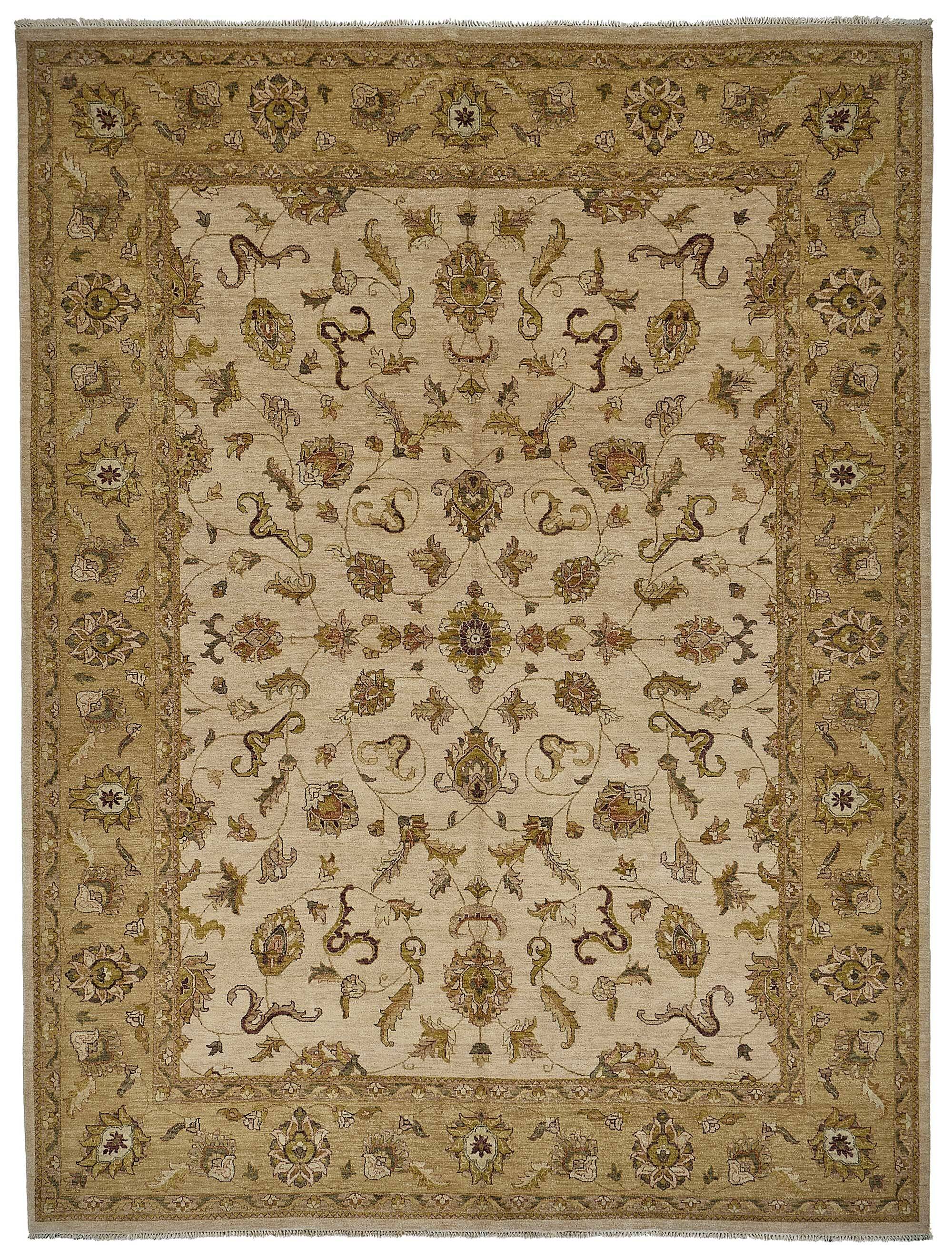 Turkish Handknotted Wool Oushak Rug 275 cm x 366 cm