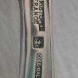 Christofle silver metal candle holder