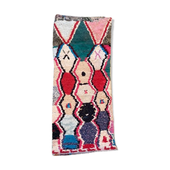 Moroccan Runner Pink berber runner Berber Style Runner rug - Azilal Rug, Beni ourain rug