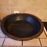Grand plat en bois ancien
