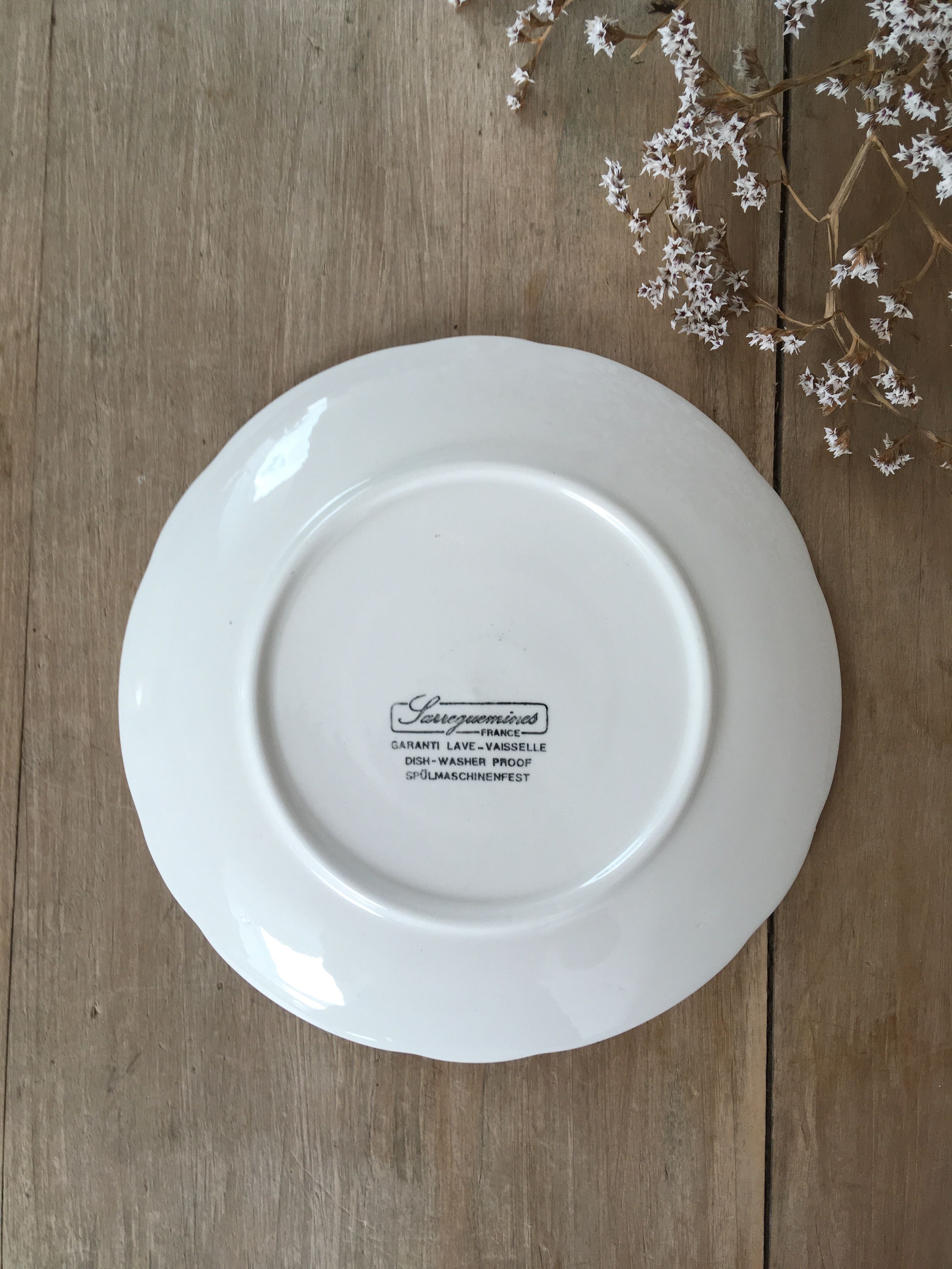 Dessert plates Sarreguemines