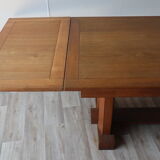Modernist solid oak dining table, 1940