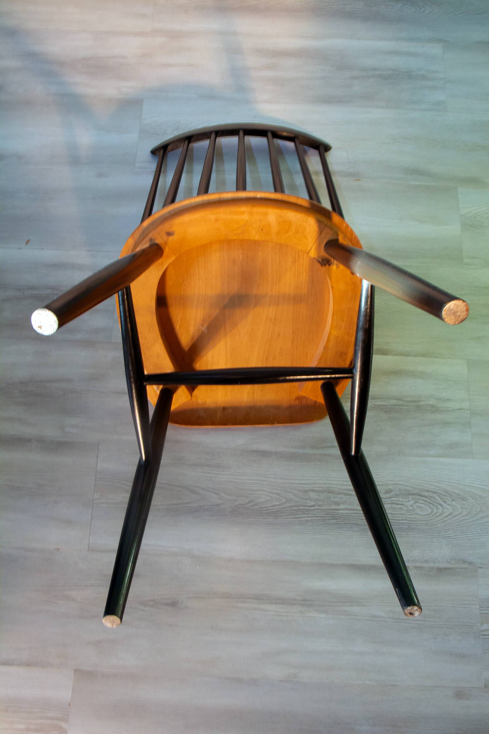 Chaise scandinave vintage par I.Tapiovaara modèle Fanett