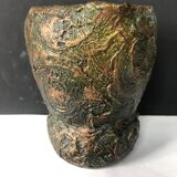 Starry Night pitcher vase with braided handle