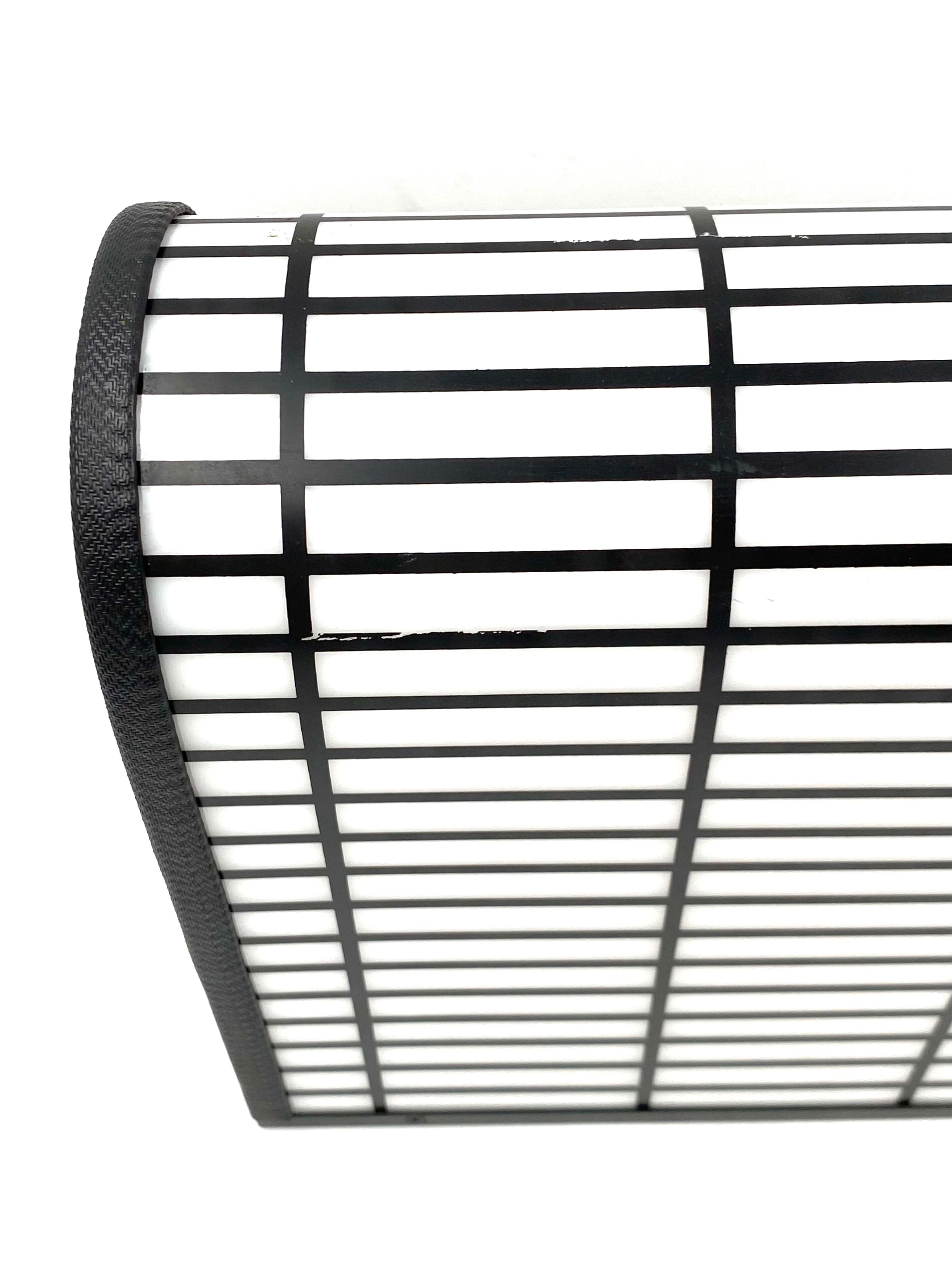 Postmodern reticulated lamp in the manner of J.Hoffman, Italy 1980s