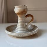 Marais stoneware candle holder