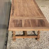 Extendable stripped farmhouse table 300 cm