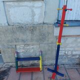 Coat rack and pencil shelf 80'S , Design Pierre Sala