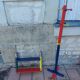 Coat rack and pencil shelf 80'S , Design Pierre Sala