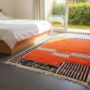 Traditional Moroccan handwoven rug 3x2 m
