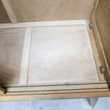 Armoire penderie 1950 pieds compas portes coulissantes plateau neuf