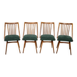 Set of Four Oak Chairs by Antonín Šuman, 1960s, Czechoslovakia