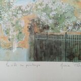 Lithograph Marie Para
