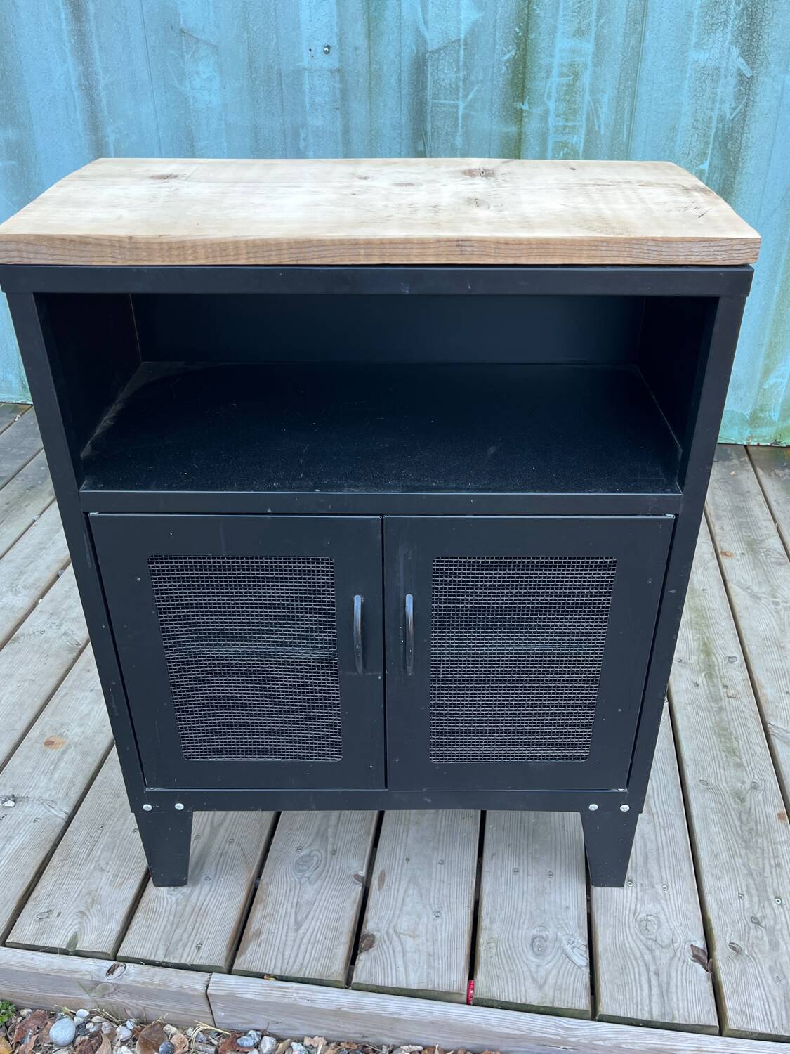 Small metal cupboard