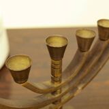 Bronze Menorah, made in Israel, 1970