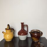 Lot of three vintage pitchers