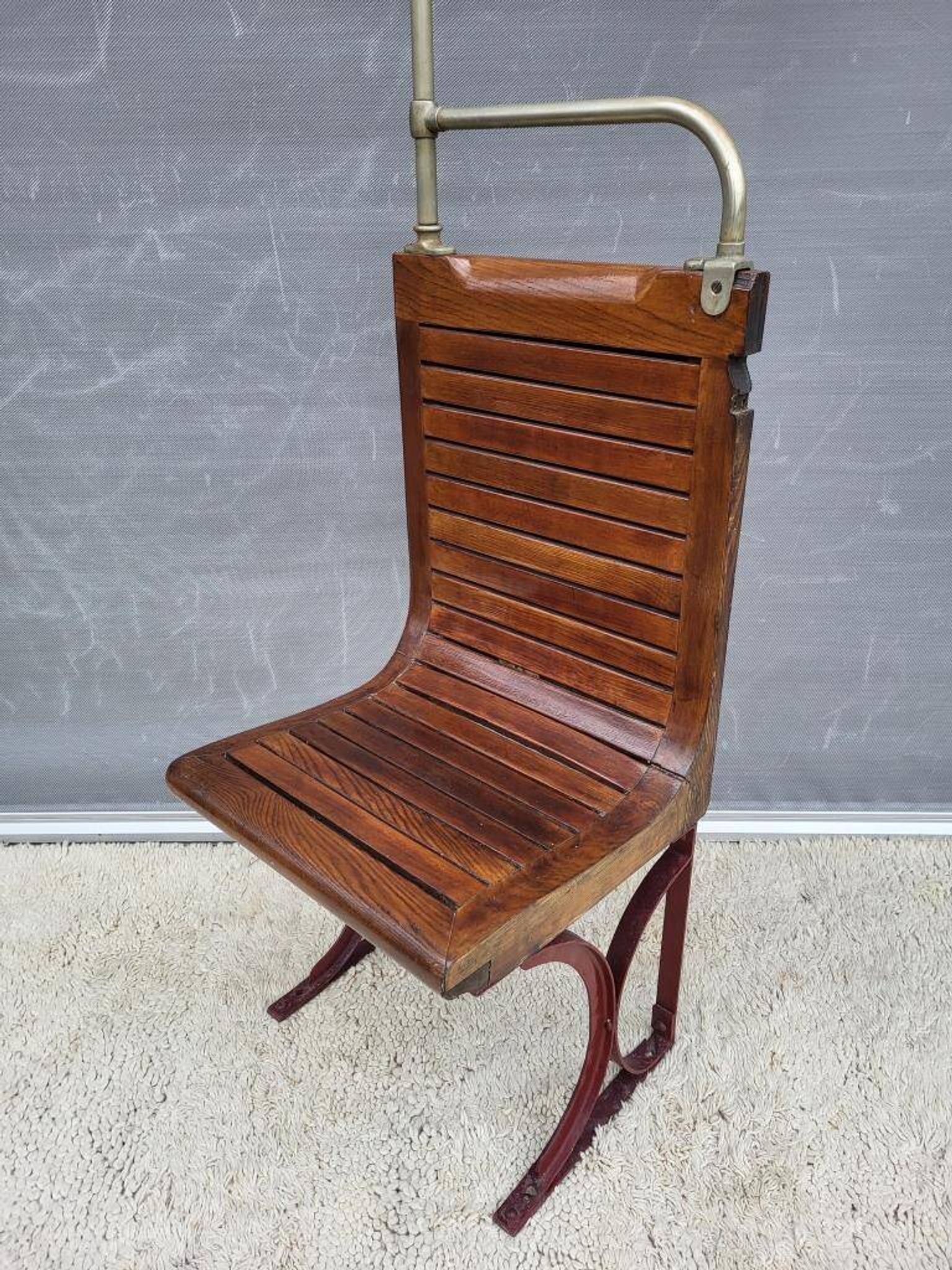 Sprague Metropolitan Parisian bench 1920 with hat rack